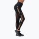 Women's training leggings NEBBIA Gold Mesh black 8290110