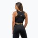 Women's training top NEBBIA Mesh Intense black/gold 5