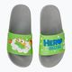 Coqui children's flip-flops Ruki mid. grey/apple green hero 11