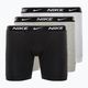 Men's Nike Everyday Cotton Stretch Boxer Brief 3Pk MP1 white/grey heather / black