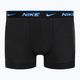 Men's boxer shorts Nike Everyday Cotton Stretch Trunk 3Pk UB1 black/transparency wb 2