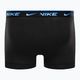 Men's boxer shorts Nike Everyday Cotton Stretch Trunk 3Pk UB1 black/transparency wb 3