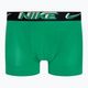 Nike Dri-Fit Essential Micro Trunk men's boxer shorts 3 pairs stadium green/pink rise/black 3d 7