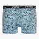 Men's boxer shorts Nike Everyday Cotton Stretch Trunk 3 pairs aquarius blue lg print/grey/uni red 3