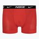 Men's boxer shorts Nike Everyday Cotton Stretch Trunk 3 pairs aquarius blue lg print/grey/uni red 6
