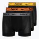 Men's Nike Everyday Cotton Stretch Trunk boxer shorts 3 pairs grey/orange/yellow