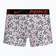 Nike Dri-Fit Essential Micro Trunk men's boxer shorts 3 pairs gothic print/black/picante red 2