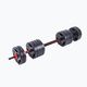 Pure2Improve Hybrid Dumbell/Barbell 30kg dumbbells with barbell function black and red P2I202350 3