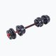 Pure2Improve Hybrid Dumbell/Barbell 20kg dumbbells with barbell function black and red P2I202340 3