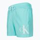 Men's Calvin Klein Medium Drawstring soft turquoise swim shorts 3