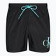 Men's Calvin Klein Medium Drawstring swim shorts black/blue