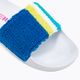 Women's O'Neill Brights Slides blue towel stripe flip-flops 7