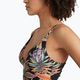 Women's one-piece swimsuit O'Neill Sunset black tropical flower 5