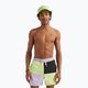 Men's O'Neill Wilder Colorblock 16'' sunny lime color block swim shorts 3