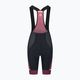 Rogelli Impress II Bib Short women's cycling shorts burgundy/coral/black 4