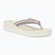 Tommy Hilfiger women's Wedge Stripes Beach Sandal calico flip flops