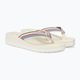Tommy Hilfiger women's Wedge Stripes Beach Sandal calico flip flops 4