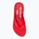 Tommy Hilfiger women's flip flops Global Stripes Flat Beach Sandal fierce red 5