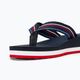 Tommy Hilfiger women's flip flops Wedge Stripes Beach Sandal space blue 8