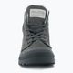 Palladium women's shoes Pampa HI ZIP WL cloudburst/charcoal gray 11