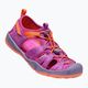 KEEN Moxie purple wine/nasturtium children's trekking sandals 7