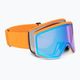 Atomic Four Pro HD orange silver ski goggles