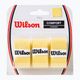 Wilson Pro Comfort Overgrip tennis racket wraps 3 pcs yellow WRZ4014YE+