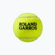Wilson Roland Garros Clay Ct tennis balls 3 pcs yellow WRT125000 4