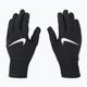 Men's Nike Essential Running cap + gloves set black/black/silver 4