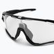 Oakley Jawbreaker polished black/clear to black photochromic cycling glasses 0OO9290 3