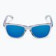 Oakley Frogskins crystal clear/prizm sapphire sunglasses 0OO9013 3