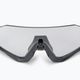 Oakley Flight Jacket steel/clear to black photochromic cycling glasses 0OO9401 4
