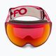 Oakley Flight Tracker matte redline/prizm snow torch iridium ski goggles OO7104-43 2