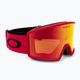 Oakley Target Line redline/fire iridium ski goggles