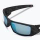 Oakley Gascan matte black camo/prizm deep water polarized sunglasses 5