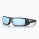 Oakley Gascan matte black camo/prizm deep water polarized sunglasses 6