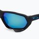 Oakley Plazma matte black/prizm sapphire polarized sunglasses 0OO9019 5