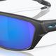 Oakley Split Shot matte black/prizm sapphire polarized sunglasses 8