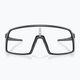 Oakley Sutro matte carbon/clear to black photochromic cycling glasses 0OO9406 7