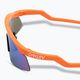 Oakley Hydra neon orange/prizm sapphire sunglasses 4