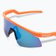Oakley Hydra neon orange/prizm sapphire sunglasses 5