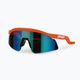 Oakley Hydra neon orange/prizm sapphire sunglasses 6