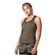 Women's training tank top STRONG ID brown Z1T02535