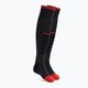 Lenz Heat Sock 5.1 Toe Cap Regular Fit grey-red ski socks 1070