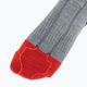 Lenz Heat Sock 5.1 Toe Cap Slim Fit grey/red ski socks 4
