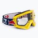 Red Bull SPECT Whip shiny neon yellow/blue/clear flash 009 cycling goggles