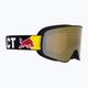 Red Bull SPECT Rush matt black/black/orange/gold mirror ski goggles