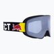 Red Bull SPECT Rush S1 matt black/black/smoke/silver mirror ski goggles