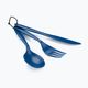 GSI Outdoors Tekk Cutler cutlery set blue 70526