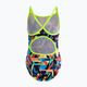 Children's one-piece swimsuit Funkita Diamond back blocked bars FS11G7130908 2